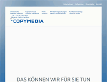 Tablet Screenshot of copy-media.de